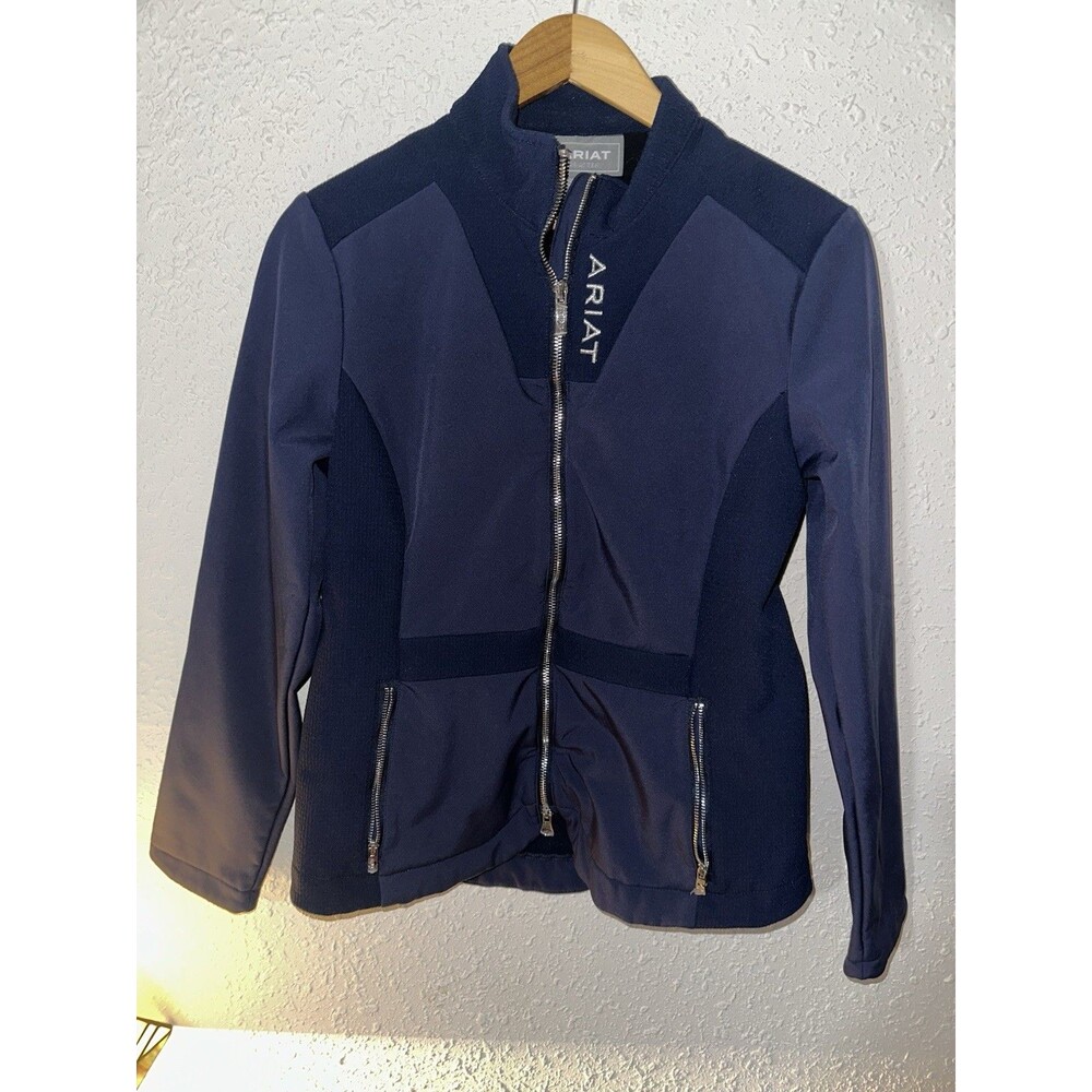 Ariat Female Salient Jacket Navy Eclipse Full Zip Women’s Size Med